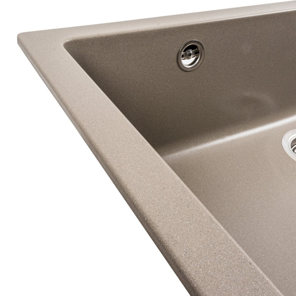 PLATINUM Гранітна мийка для кухні Platinum 7945 Paruana матовий Титан Київ - фото 6