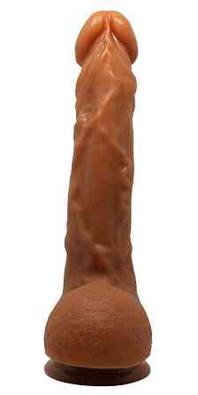 Фалоімітатор на присосці Baile Beautiful JASON 9,4'' Brown, BW-008041NR-1 Sex Aura Київ