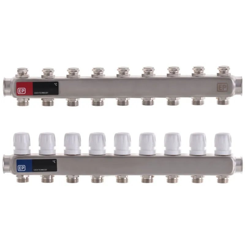 Колекторний блок з термостат. клапанами Europroduct EP.S1100-09 1"x9 (EP4996) Київ - фото 1