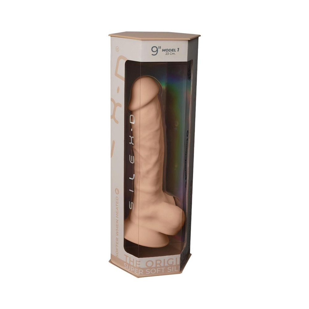Фаллоимитатор SilexD Tomas Flesh (MODEL 1 size 9in), двухслойный, силикон+Silexpan, диаметр 4,9см Sex Aura Киев - изображение 7