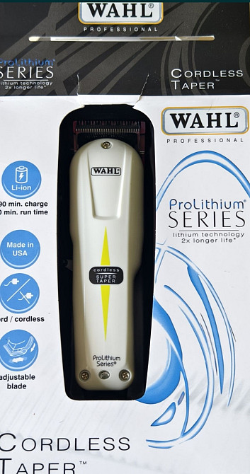 Машинка для стрижки волос: WAHL Super Taper Cordless. Киев - изображение 4