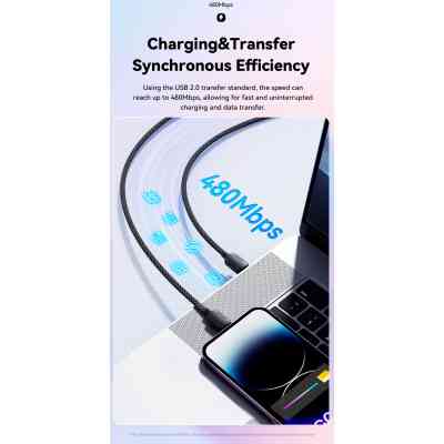 Дата кабель USB-C to Lightning 2.0m 20W white Essager (EXCTL-WLA02-P) Вінниця