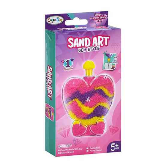 Набір для малювання піском "Діамант" 8938-9-1 колба, 3 кольори Вінниця