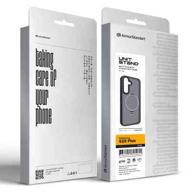 Чохол до мобільного телефона Armorstandart Unit Stand Samsung S25 Plus Black (ARM82860) Вінниця