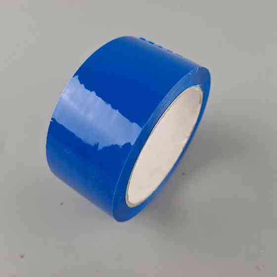 Упаковочный скотч Ярко-Синий 38мк 45мм 80метров  