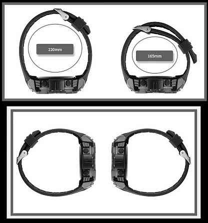 Мужские спортивные наручные часы Skmei 1756 водонепроницаемые 10 АТМ (Черные) Винница