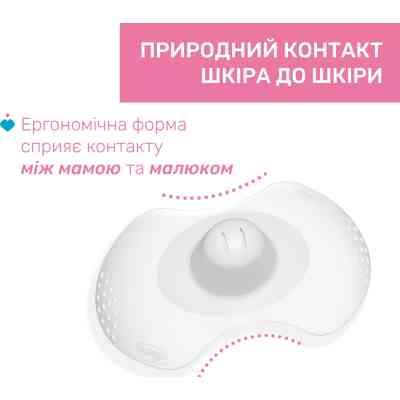 Захисна накладка на сосок Chicco розмір S-M, (8058664070466) (09033.00) Вінниця