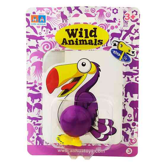 Іграшка заводна "Птах" 2031A 15 см  Фіолетовий Вінниця