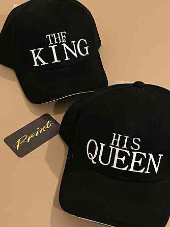 Парні кепки/бейсболки The King/His Queen Чернівці