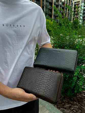 Клатч на дві блискавки з фактурною натуральною шкірою MC-086-5902С Київ