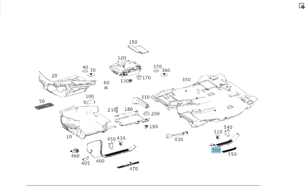 Mercedes-Benz  A2926800235 Внутрішня права накладка порога позаду GLE Coupe C292 Одеса - фото 2