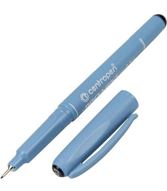 Маркер линер Document Centropen 0.3 мм Черный Киев - изображение 2