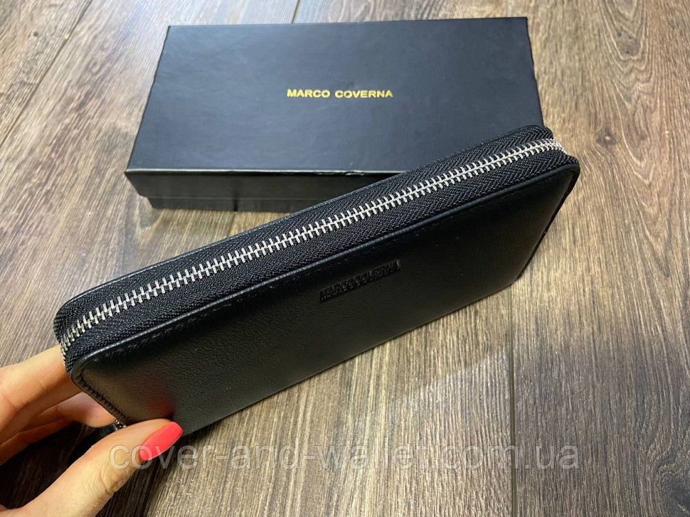 Мужской кожаный кошелёк клатч на молнии Marco Coverna M38-3 Киев - изображение 3