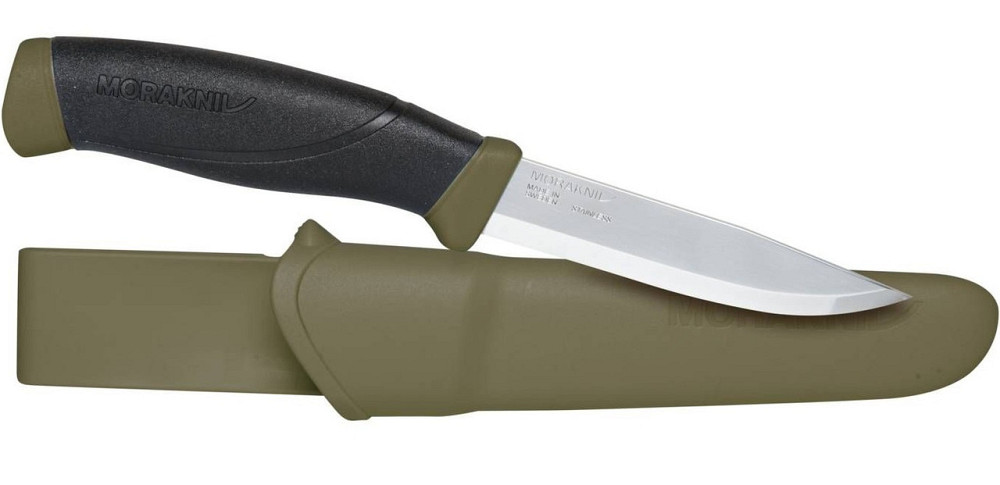 Туристичний Ніж із чохлом Morakniv  "Companion" Olive Green (11827) Неіржавка сталь Нововолинськ - фото 1