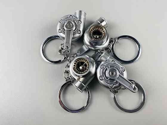 Брелок турбіна ТКР (турбокомпресор) свисток, брелок на ключі для водія, брелок-свисток ТКР сріблястий Мукачево