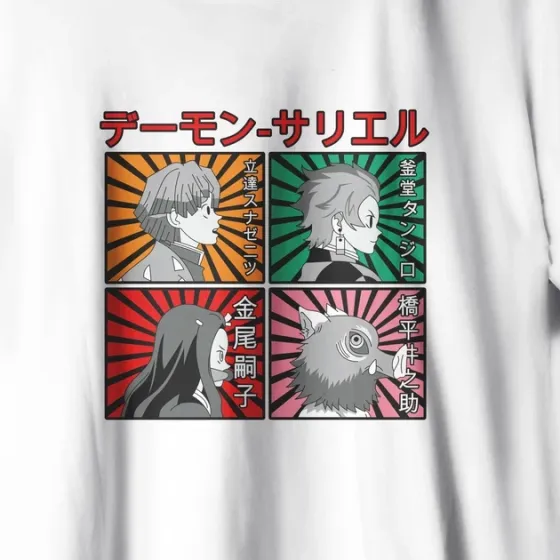 Футболка для підлітка хлопчика з принтом Клинок, рассекающий демонов Pop Art WE Розмір 160 Anime10357 Дніпро