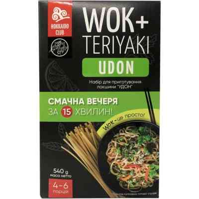 Пища быстрого приготовления Hokkaido Club Набор для приготовления Wok-Udon 540 г (4820172441434) Винница