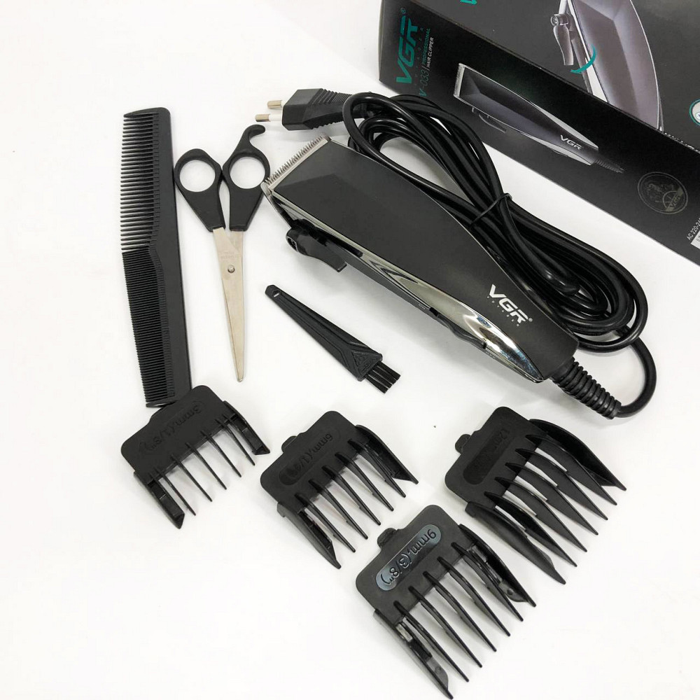 Электрическая машинка для стрижки с насадками VGR, Машинка для стрижки сеть Електромашинка UY-18 Львов - изображение 16