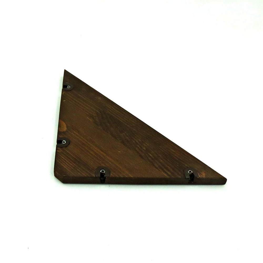 Угловая настенная полка 