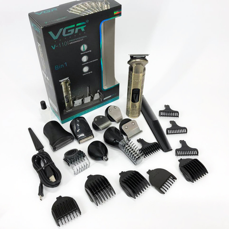 Бездротовий тример для стрижки та гоління, Домашні машинки для стрижки Електромашинка волосся NE-48 Львів - фото 8