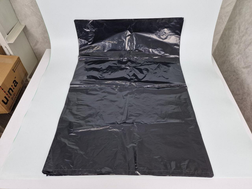 Мішок поліетиленовий чорний р 100х63 високого тиску (низької щільності) LD, LLD («гладкий»). (50 шт.) Харків - фото 3