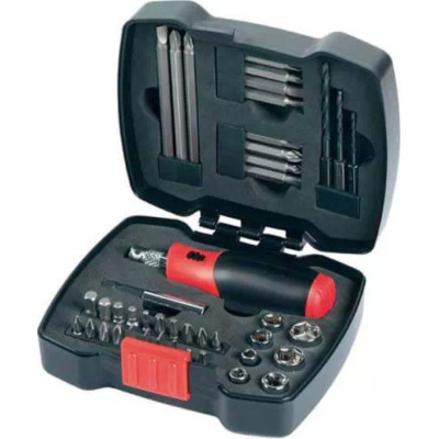 Викрутка Black&amp;Decker з бітами PZ1, PH2 x2, SL6, T30, Hx3, L = 25, 50 мм, 43 шт, кейс (A7175) Вінниця - фото 1