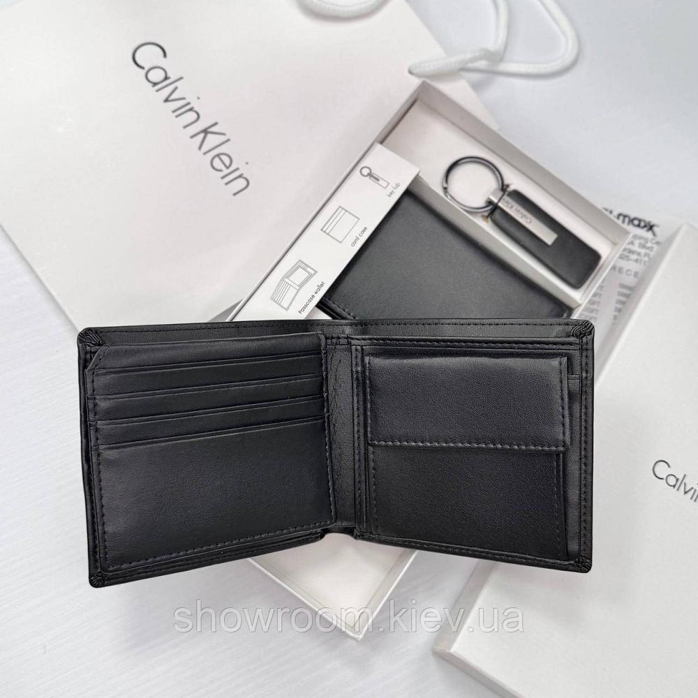 Фирменный мужской набор: кошелек и картхолдер в подарочной упаковке (2644) Киев - изображение 10
