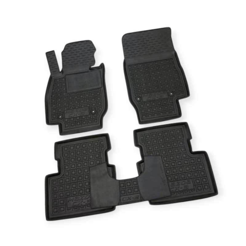 Килимки Mazda cx-3 2018-> борт 2,5 см, з перемичкою салону Мукачево - фото 1
