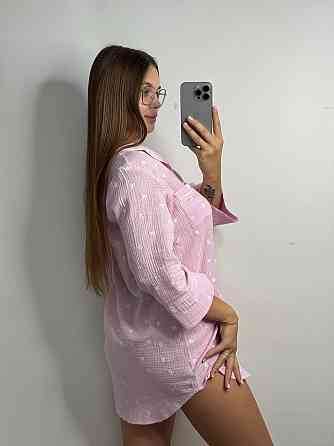 Жіноча муслінова нічна сорочка Зефірний XL-2XL Харків