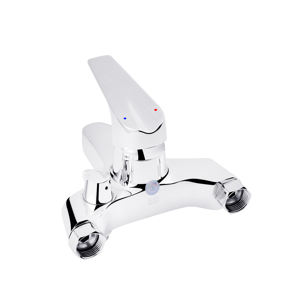 Змішувач для ванни Kroner KRM Odra - C060 з душовим гарнітуром, хром Київ - фото 2