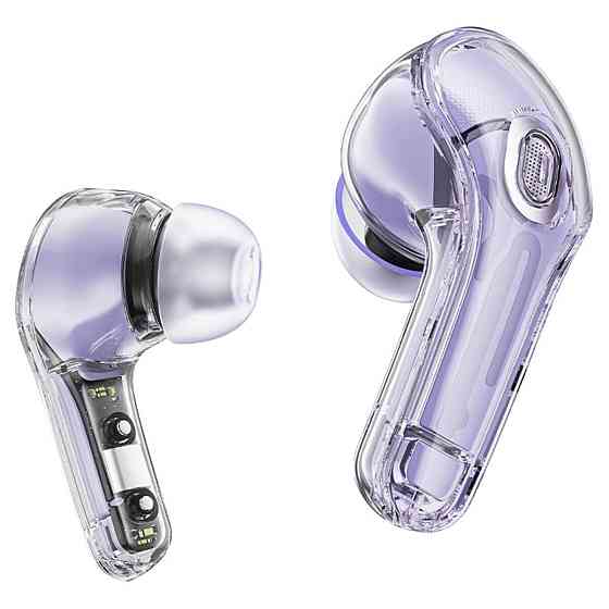 Навушники ACEFAST T8 Crystal color (2) bluetooth earbuds Alfalfa Purple Київ
