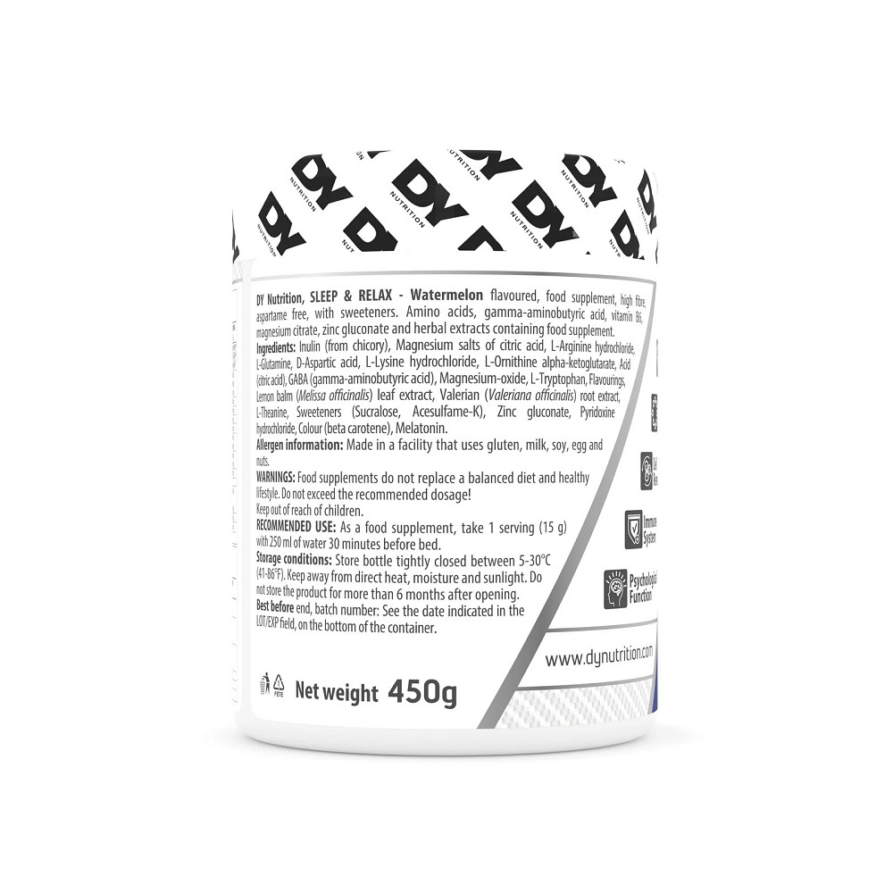 Для поддержания релаксации и сна DORIAN YATES NUTRITION SLEEP & RELAX 450G (WATERMELON) Луцк - изображение 2