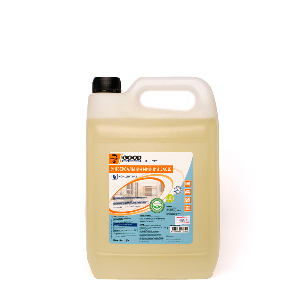 Концентрированное универсальное моющее средство GOOD RESULT 5 л (канистра) Павлоград - изображение 1