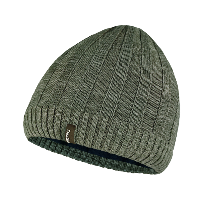 Водонепроникна шапка Dexshell Heathered Rib Knit Beanie (56-58 см) Хакі Вінниця - фото 1