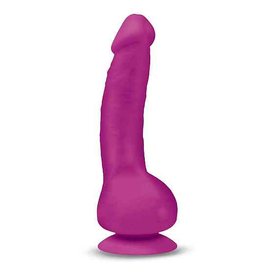 Вібратор реалістичний на присосці Greal Mini Gvibe, фіолетовий, 18 х 3 см Sex Aura Київ