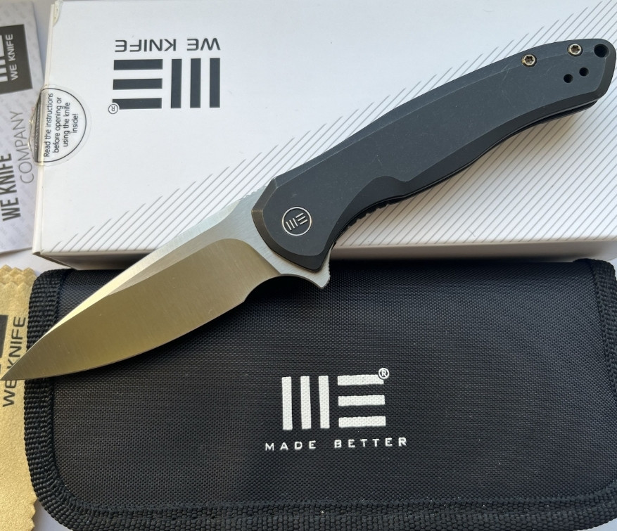 Нож складной We Knife Kitefin, titanium. Харьков - изображение 5