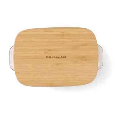 Форма для випікання KitchenAid з кришкою керамогранітна 0,9 л Червона (CC006104-001) Вінниця