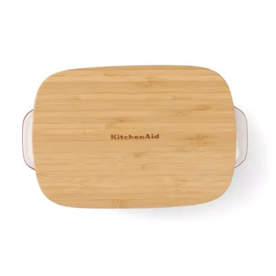 Форма для выпечки KitchenAid з кришкою керамогранітна 0,9 л Червона (CC006104-001) Винница - изображение 3