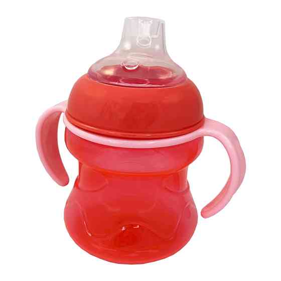 Поїльник з силіконовим носиком MGZ-0304(Pink) 200 мл Вінниця