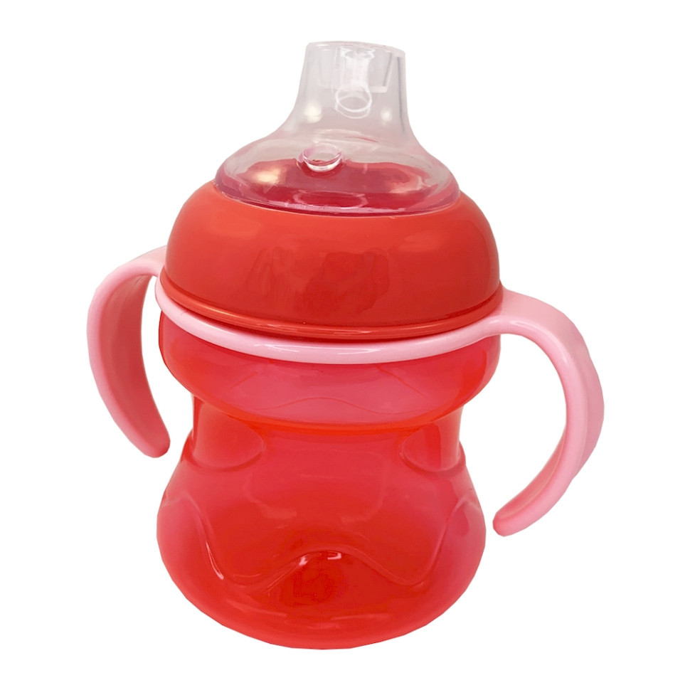 Поїльник з силіконовим носиком MGZ-0304(Pink) 200 мл Вінниця - фото 1