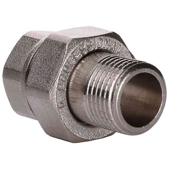 Сгон-американка прямой PROFESSIONAL 1 1/2″ НИКЕЛЬ QP160 Киев