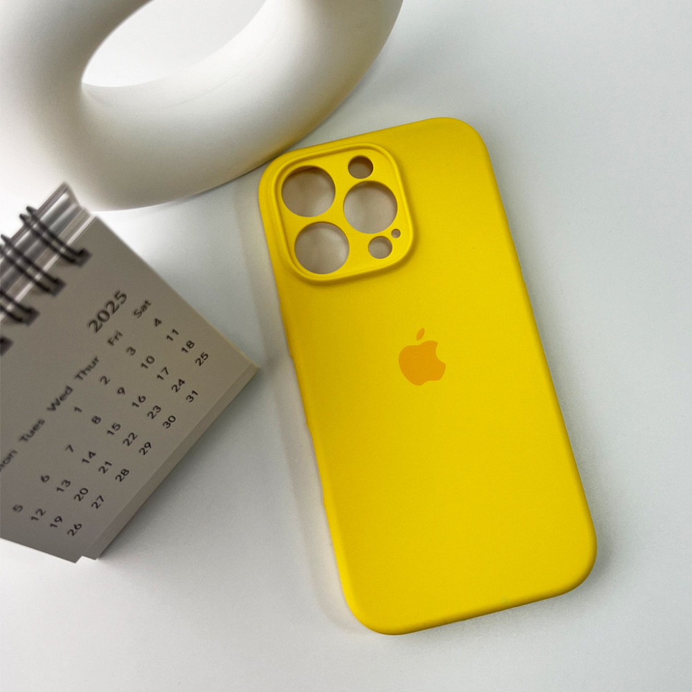 Чохол для смартфона Silicone Full Case AA Camera Protect for Apple iPhone 16 Pro 33,Canary Yellow Київ - фото 6