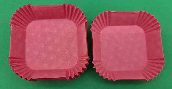 Тартолетка для кексів"Квадратна рожева"(58,5*58,5*21,5) (100шт)/К-58,5/ (1 уп.) Харків