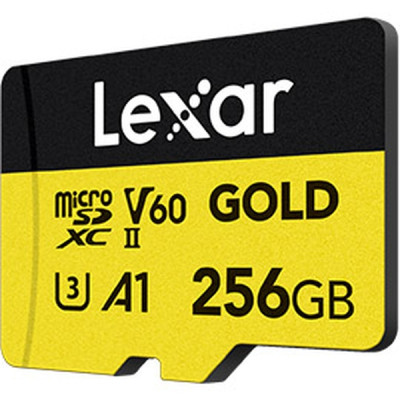 Карта памяти Lexar 256GB microSDXC class 10 UHS-II U3 V60 A1 Professional Gold (LMSGOLD256G-BNNNG) Винница - изображение 2
