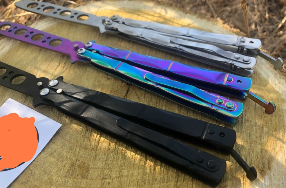 Нож Бабочка Баллисонг ,расческа, тренировочный . Киев - изображение 5