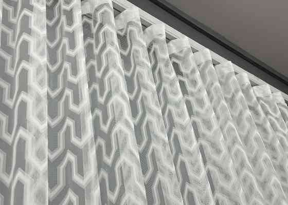 Тюль жаккард цвет молочный 2001т Киев