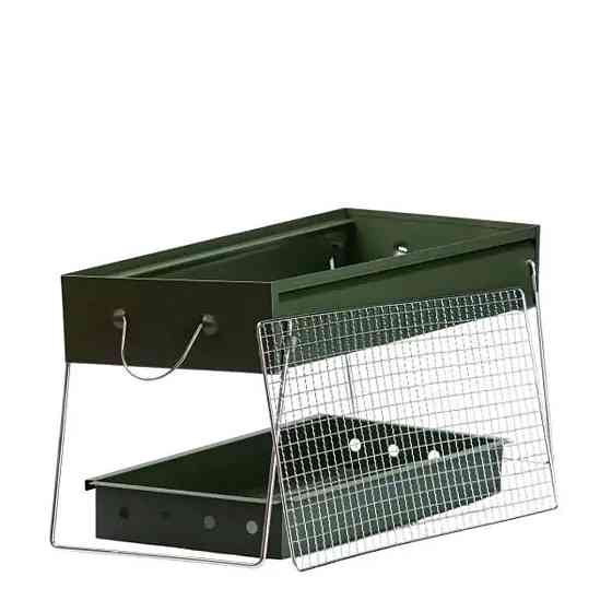 TS Kitchen Мангал портативний складаний 51.5×23×25 см з решіткою HP461GR Киев