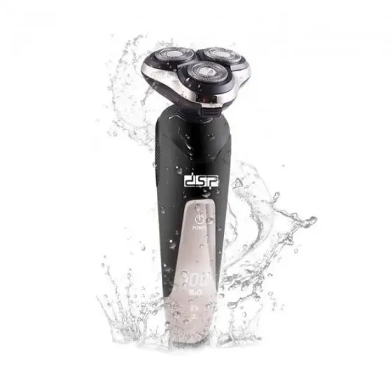 Бритва Электрическая на 3 плавающие головки DSP 60017 Роторная Электробритва мужская для влажного и сухого бритья Коломия