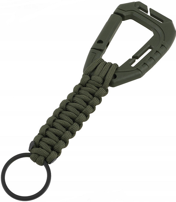 Брелок из паракорда с карабином для ключей Mil-Tec от Sturm (15908001) Olive Нововолынск - изображение 2