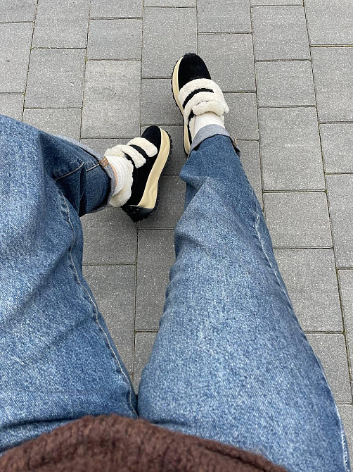 Lilin Кросівки жіночі LILIN L-X904-17 чорні (зима, шкіра натуральна) (5686) Коломия - фото 3